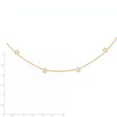 14K Star w/2in Extension Necklace